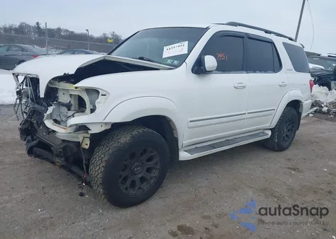 2005 Toyota Sequoia Limited V8 z USA, uszkodzony, nr VIN 5TDBT48A65S236614